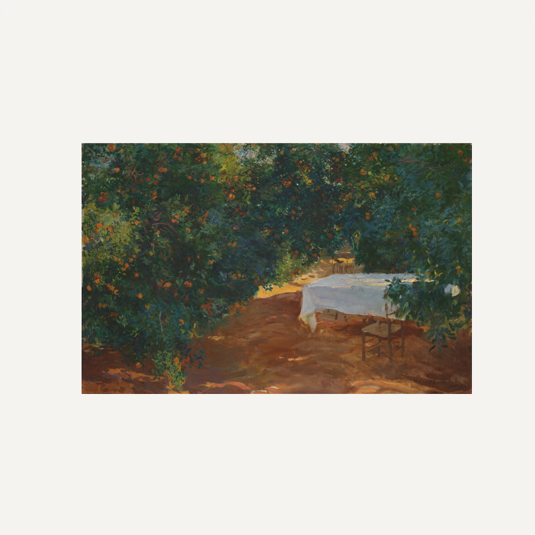 Joaquín Sorolla y Bastida - El Jardin de Naranjos