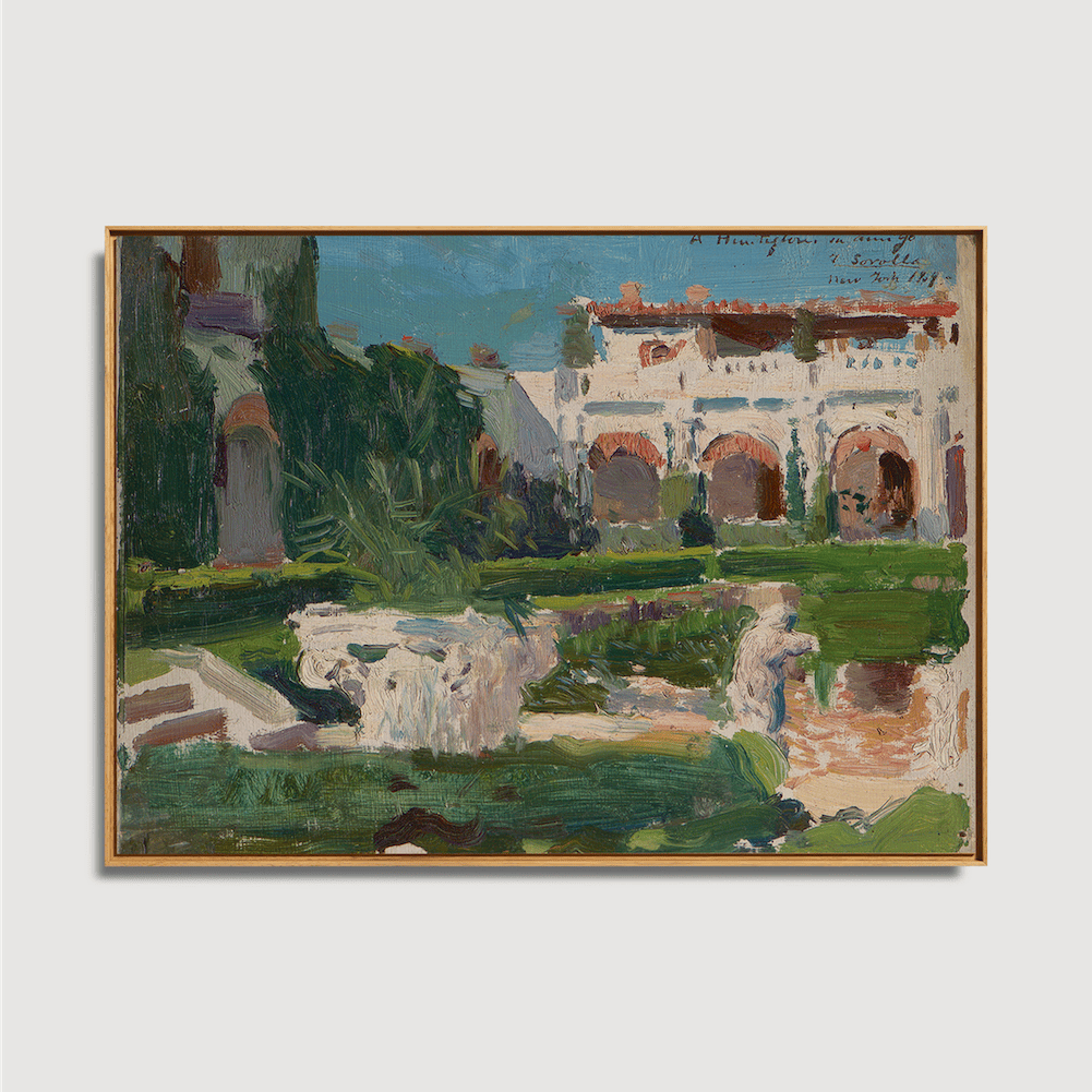 Joaquín Sorolla y Bastida - Sketch (Garden)