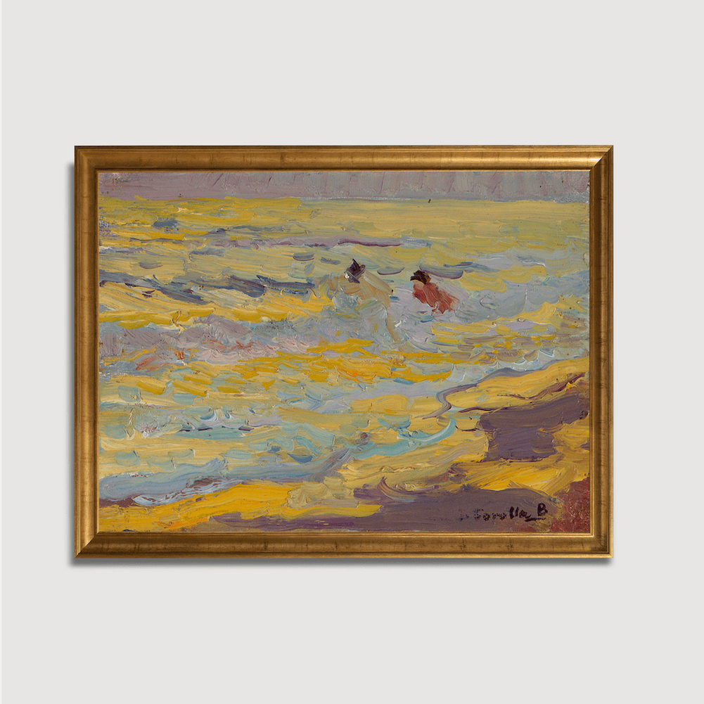 Joaquín Sorolla y Bastida - The Beach, Valencia (Two Bathers)