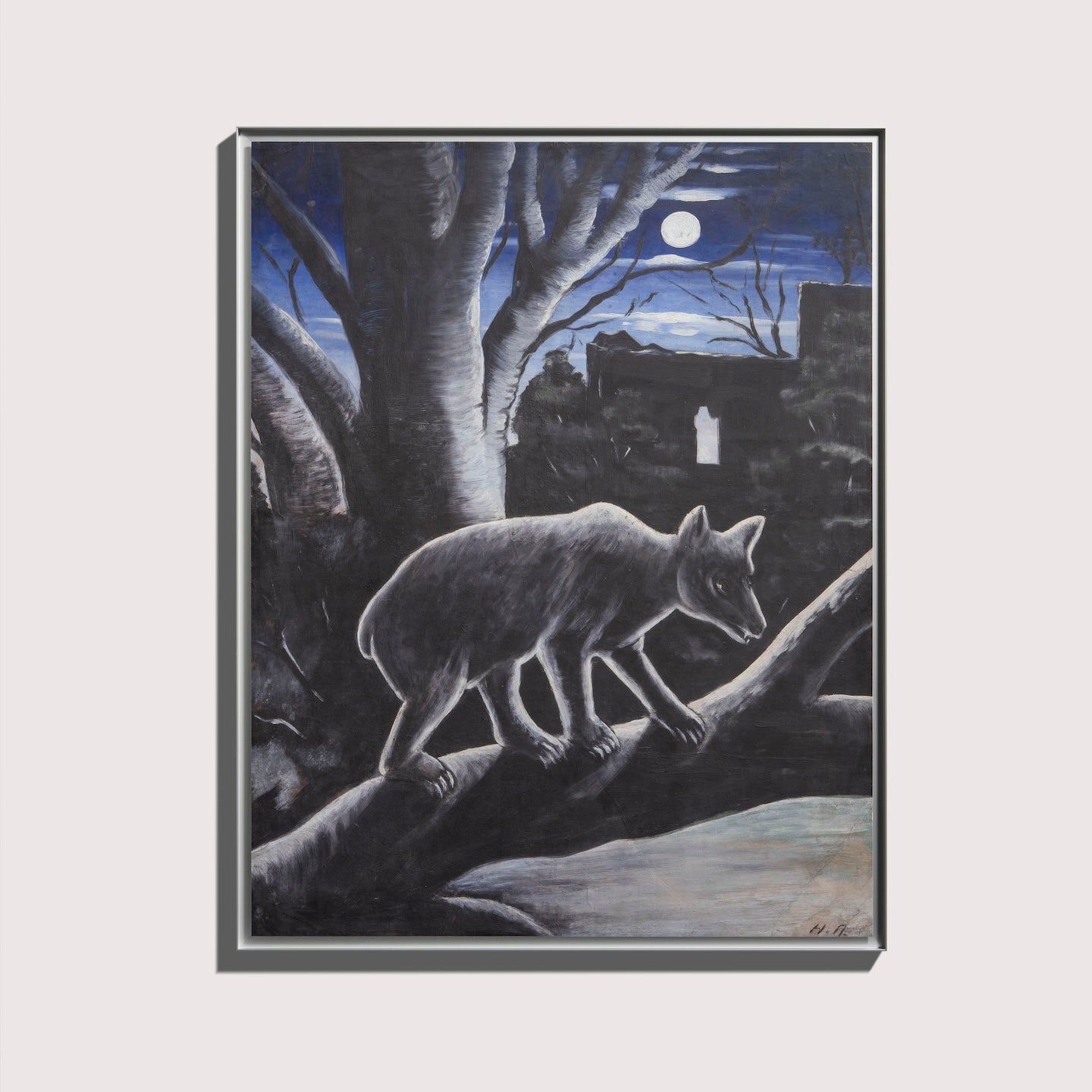 Niko Pirosmani - Bear in the Moonlight