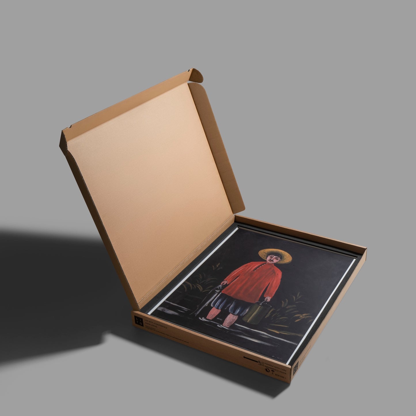 Niko Pirosmani - Pêcheur en chemise rouge