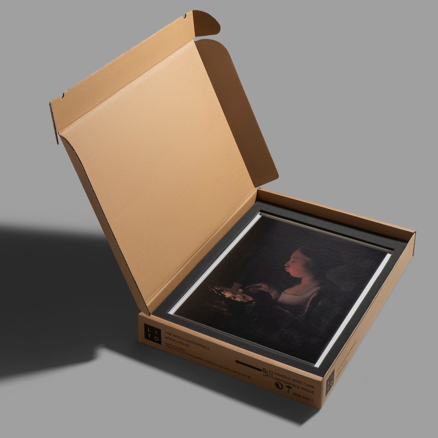 Georges de La Tour - A Girl Blowing on a Brazier