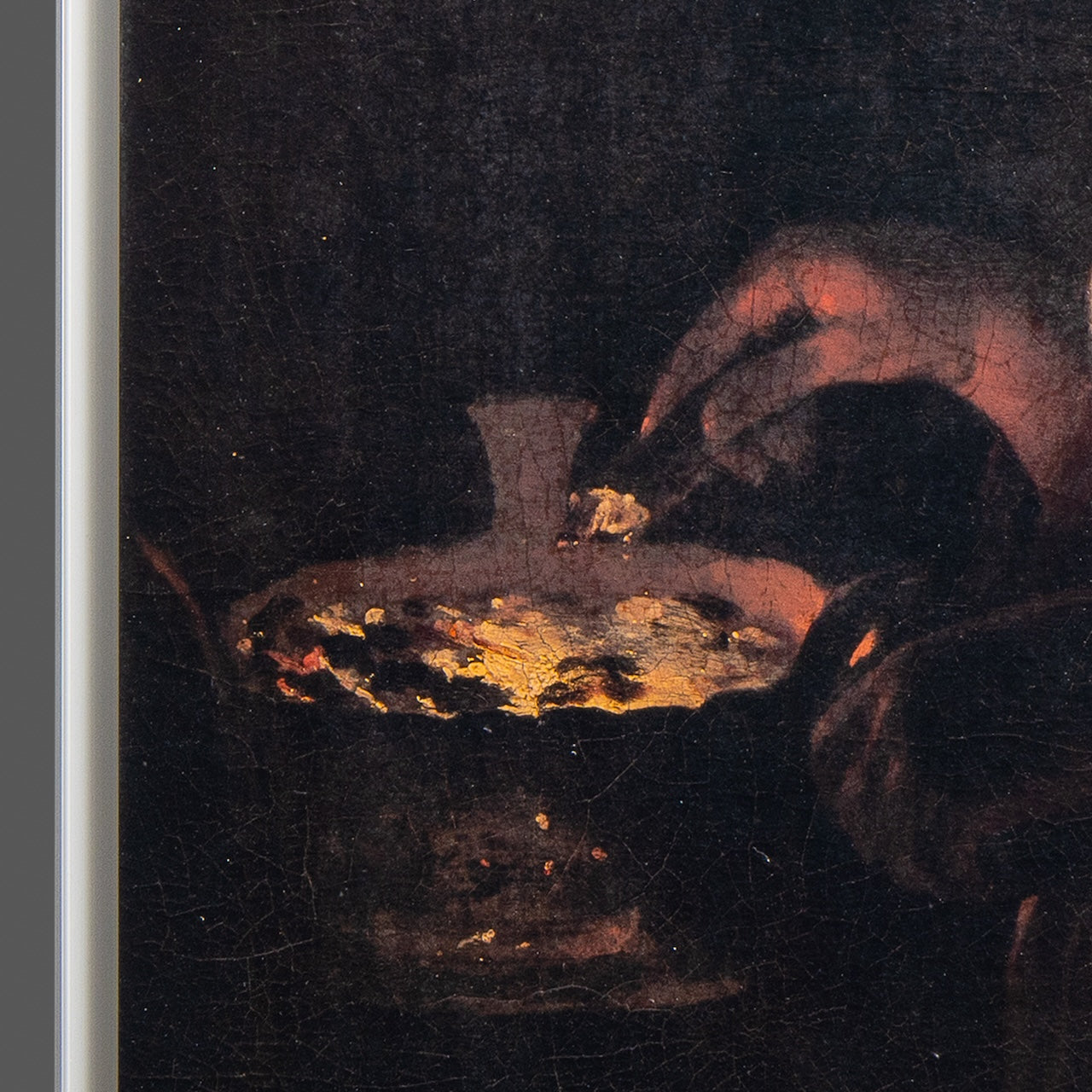 Georges de La Tour - A Girl Blowing on a Brazier