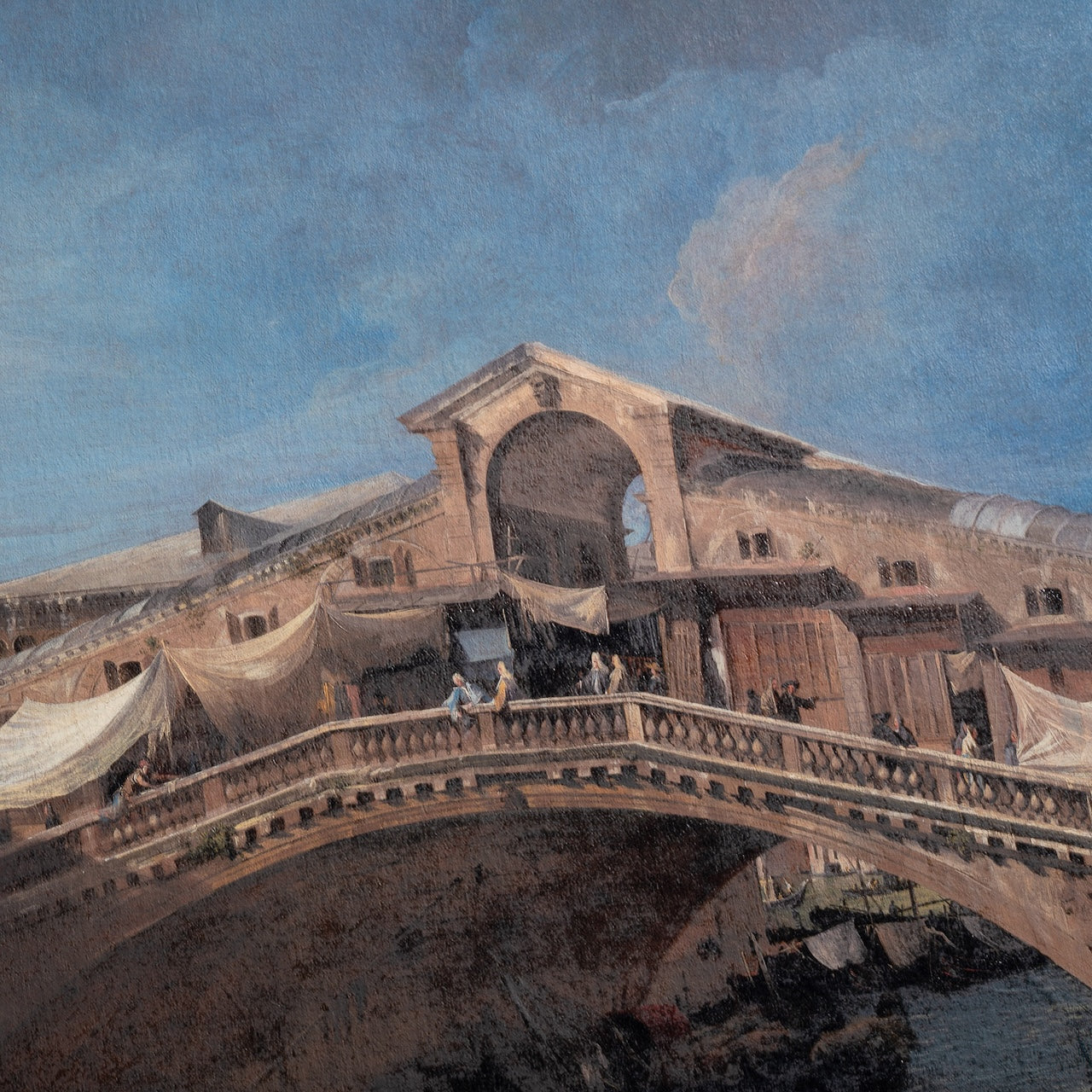 Canal Giovanni Antonio - Le pont du Rialto vu du sud