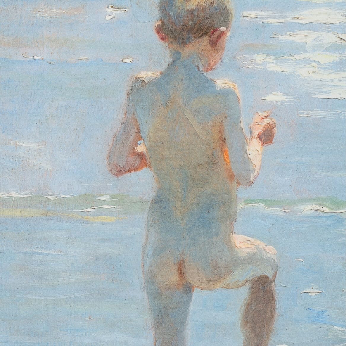 Peder Severin Krøyer - Garçon se baignant