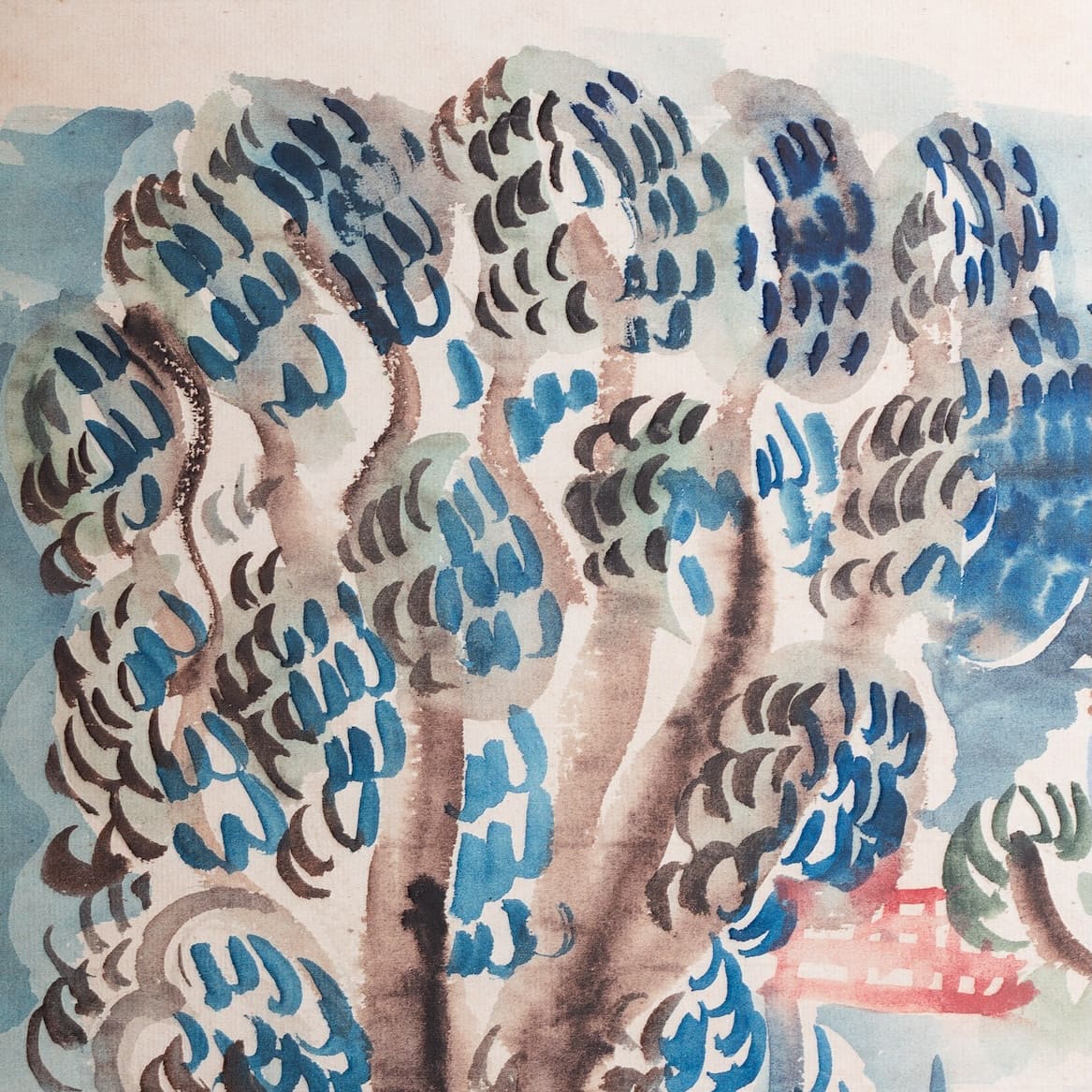 Raoul Dufy - Oliviers et Villas dans un paysage