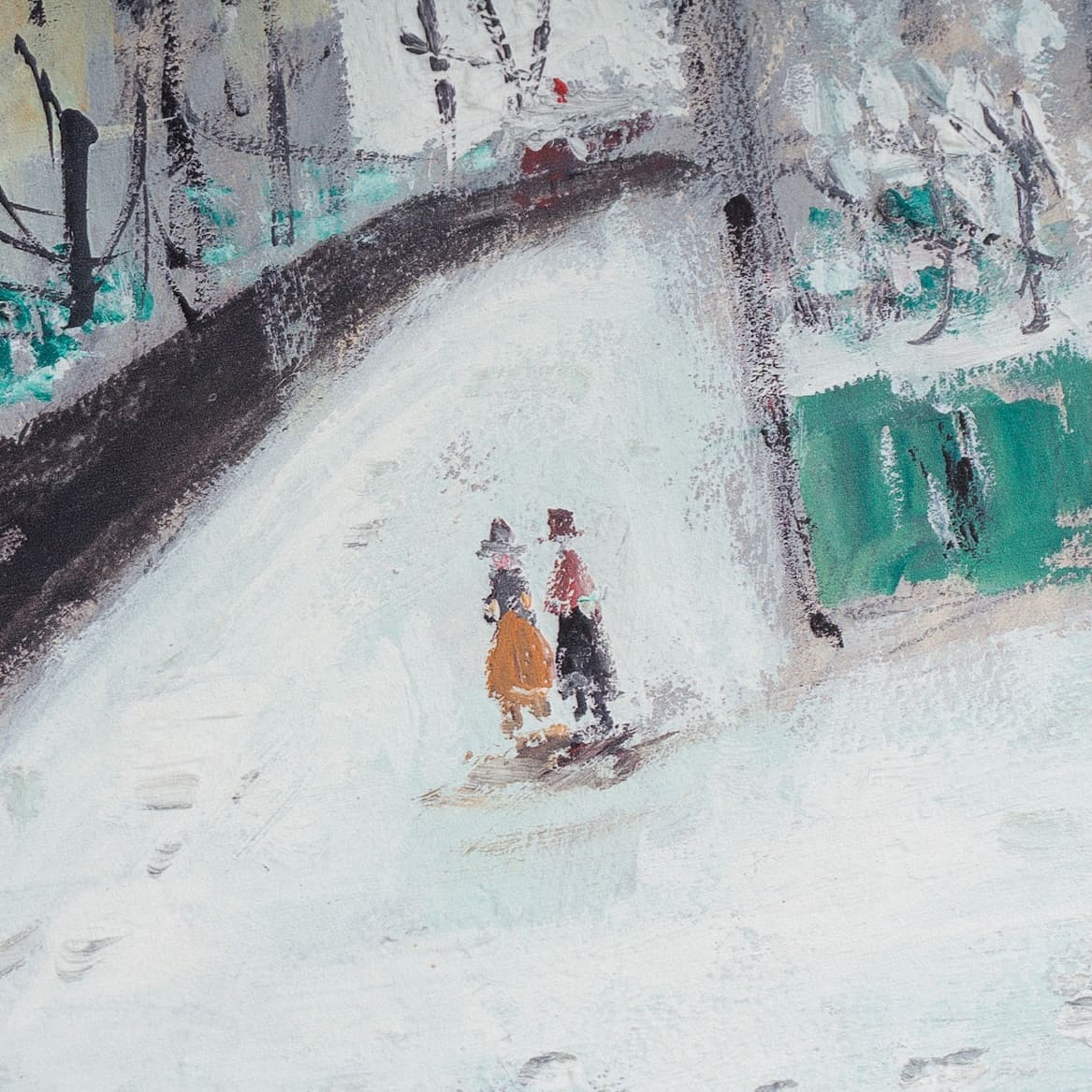 Maurice Utrillo - L'ancien maquis de Montmartre sous la neige