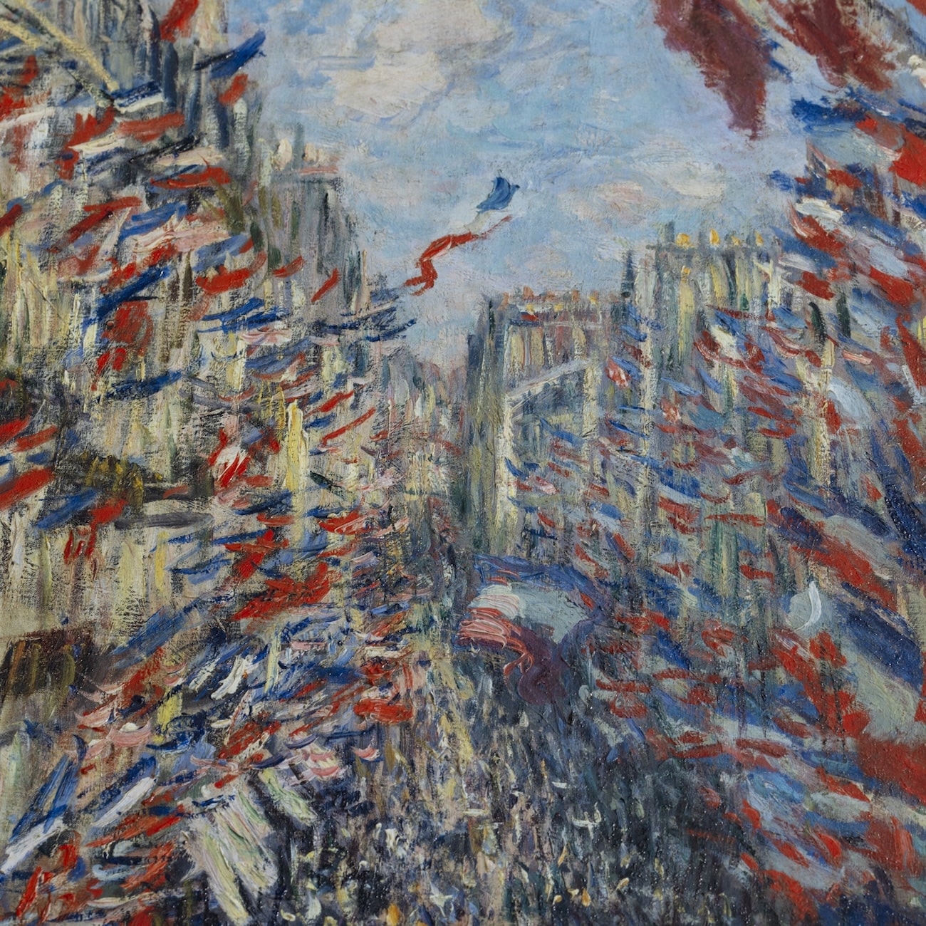 Claude Monet - La Rue Montorgueil à Paris, 1878 - On Paper