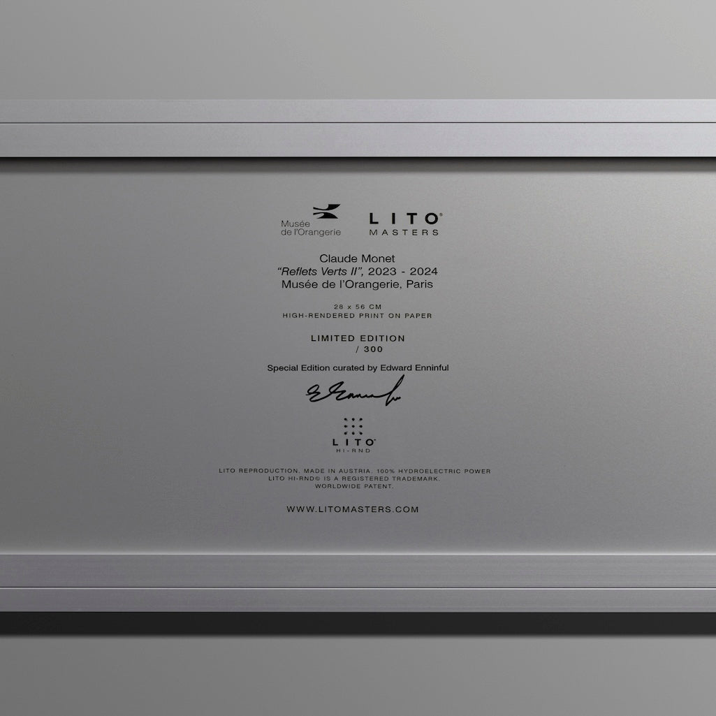 Claude Monet - Reflets Verts II