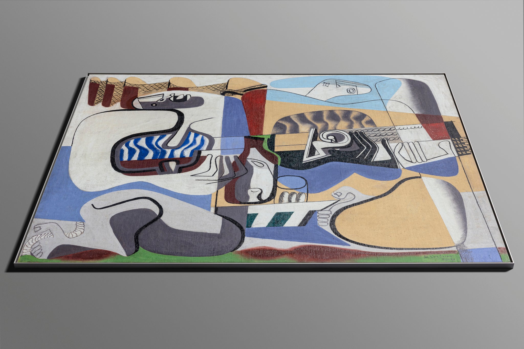 アート・デザイン・音楽 LE CORBUSIER DAS GRAPHISCHE WERK Art Moderne Poster Inspired by Le Corbusier nº10
