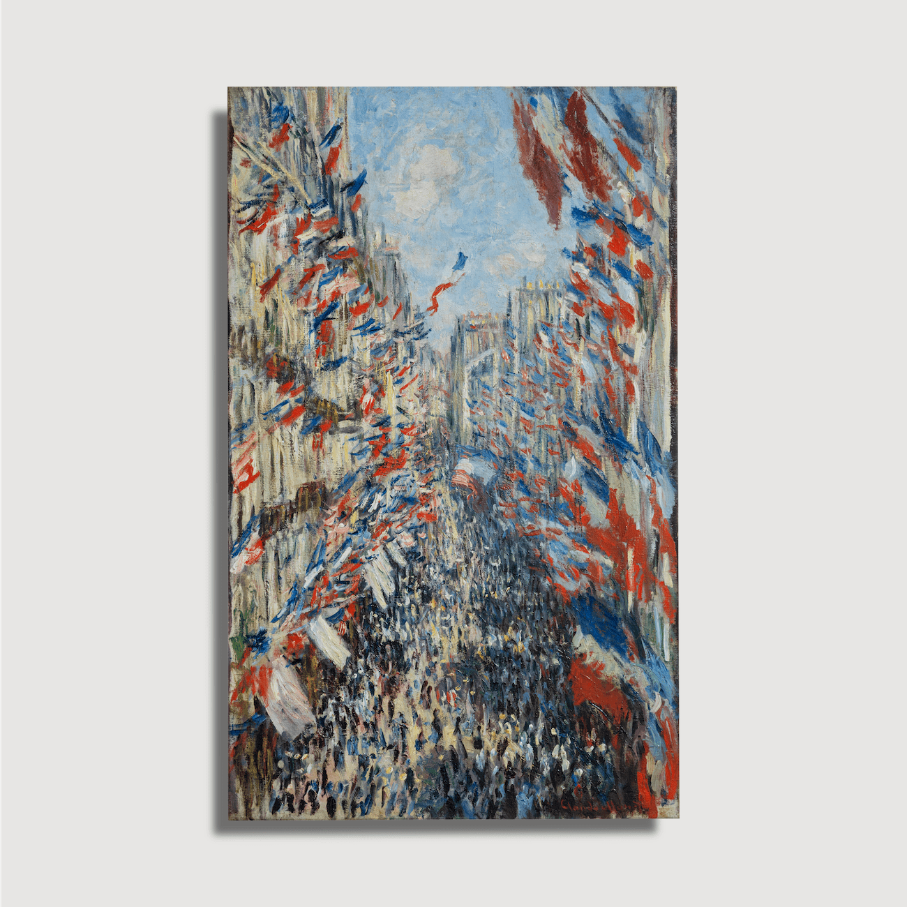 Claude Monet - La Rue Montorgueil à Paris, 1878 - On Paper