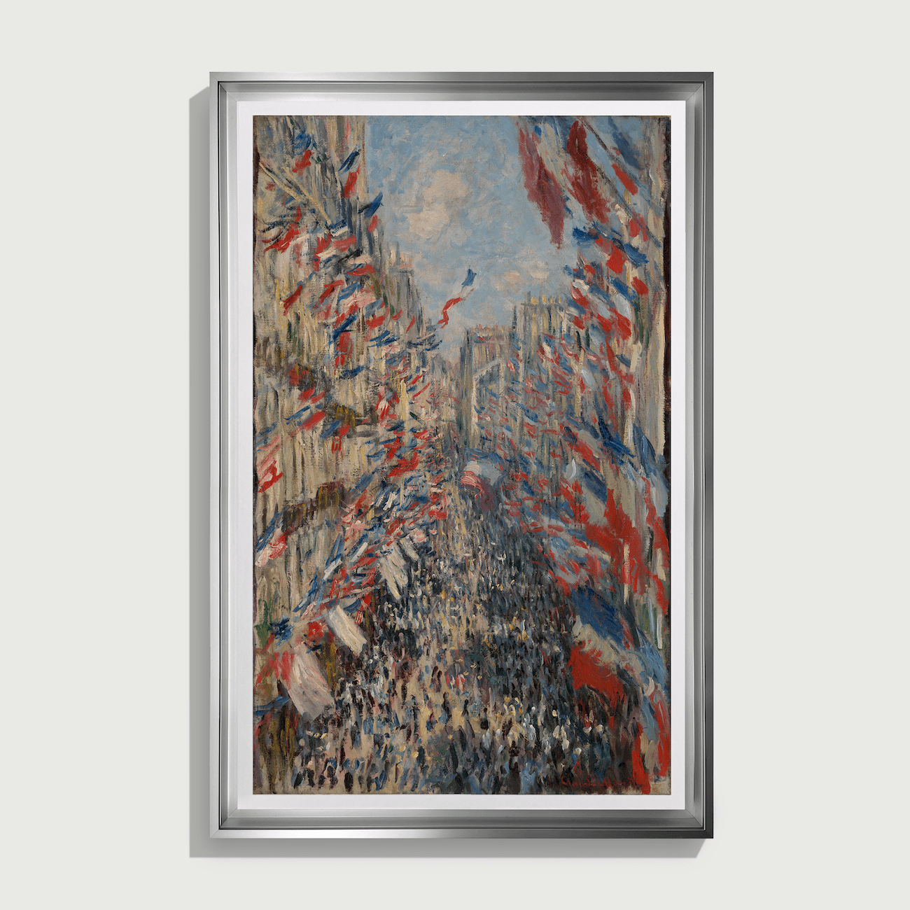 Claude Monet - La Rue Montorgueil à Paris, 1878 - On Paper