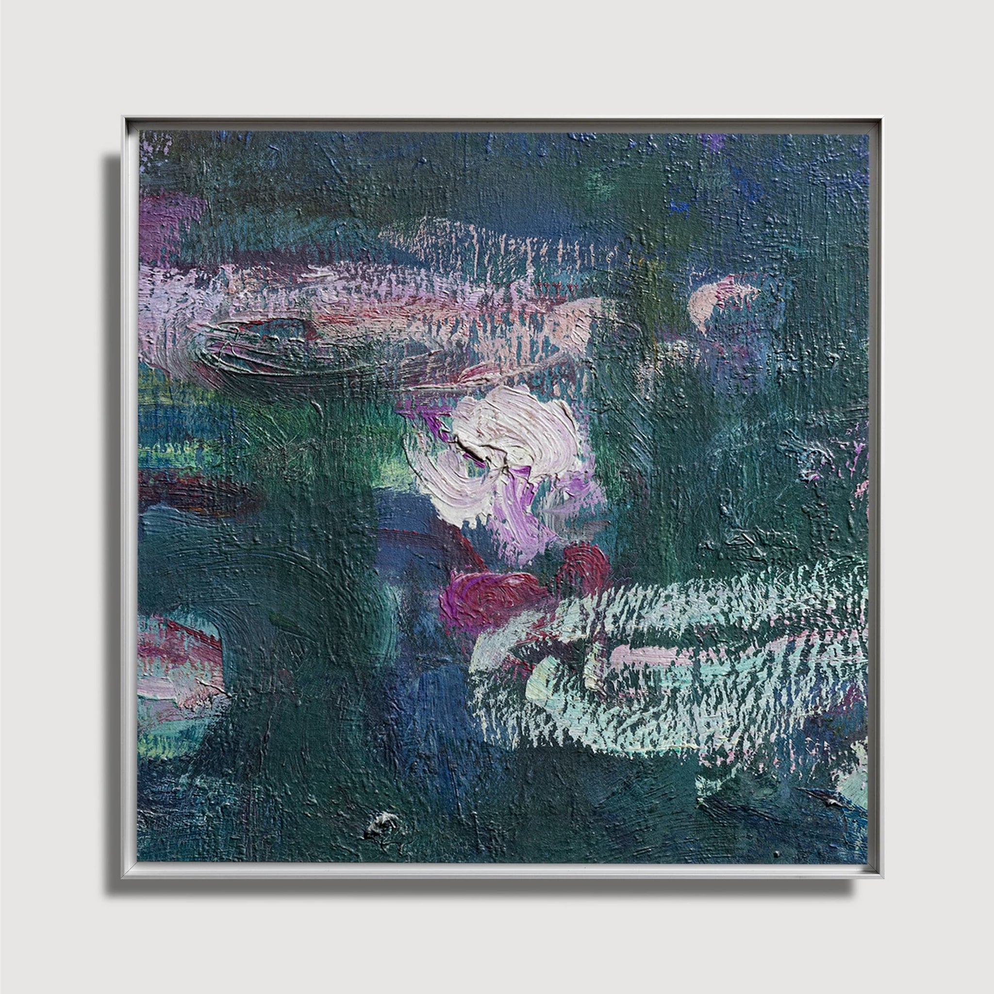Claude Monet - Reflets Verts I, 2023-2024 - On Paper