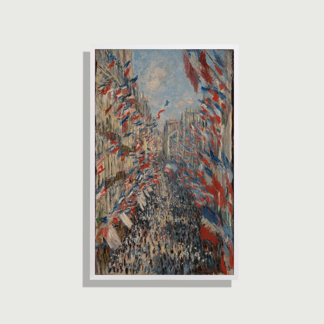 Claude Monet - La Rue Montorgueil à Paris, 1878 - On Paper