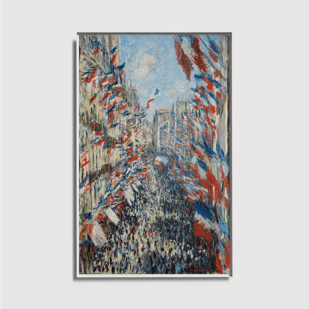 Claude Monet - La Rue Montorgueil in Paris