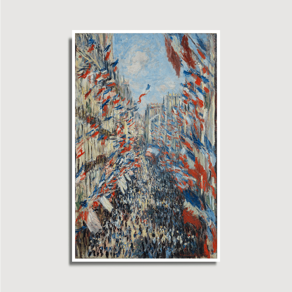 Claude Monet - La Rue Montorgueil in Paris