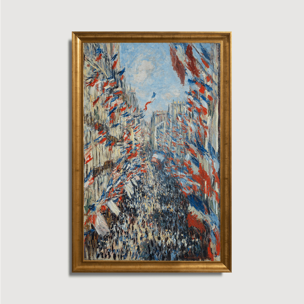Claude Monet - La Rue Montorgueil in Paris