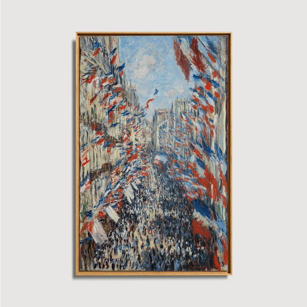 Claude Monet - La Rue Montorgueil in Paris