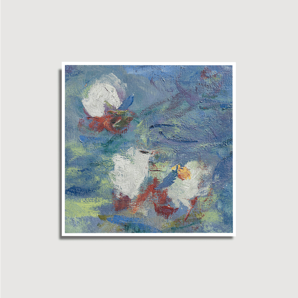 Claude Monet - Nymphéas III - Le Matin - Sur Papier