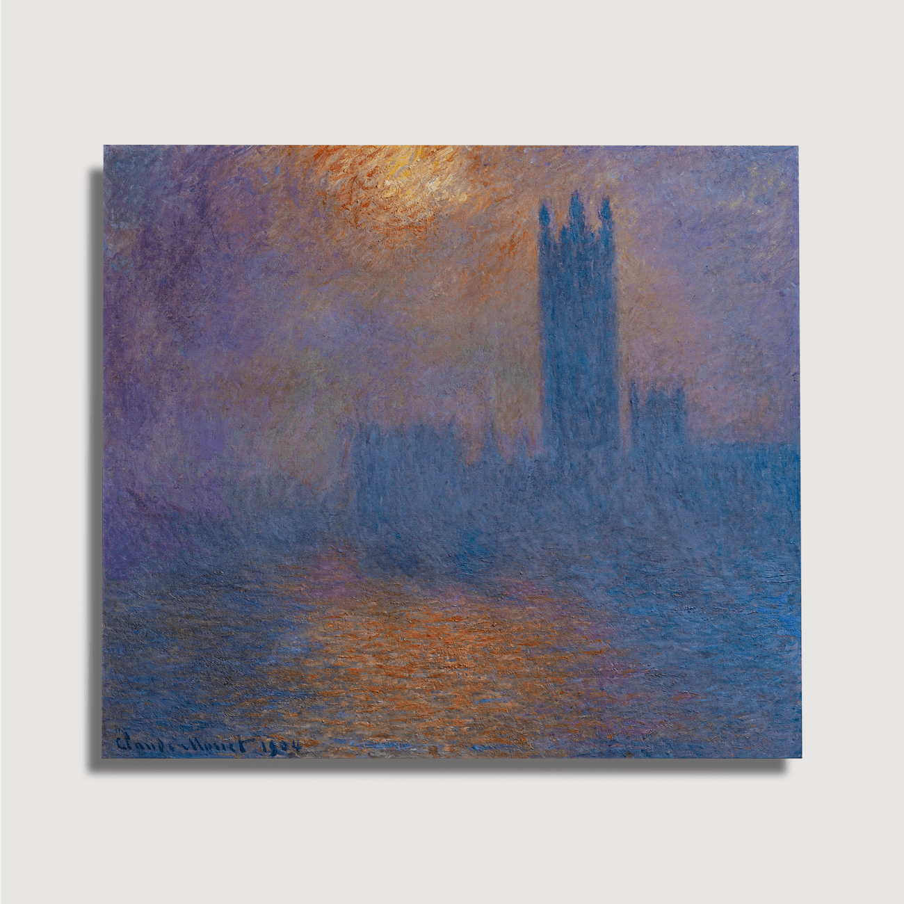 Claude Monet - London, Houses of Parliament - On Paper