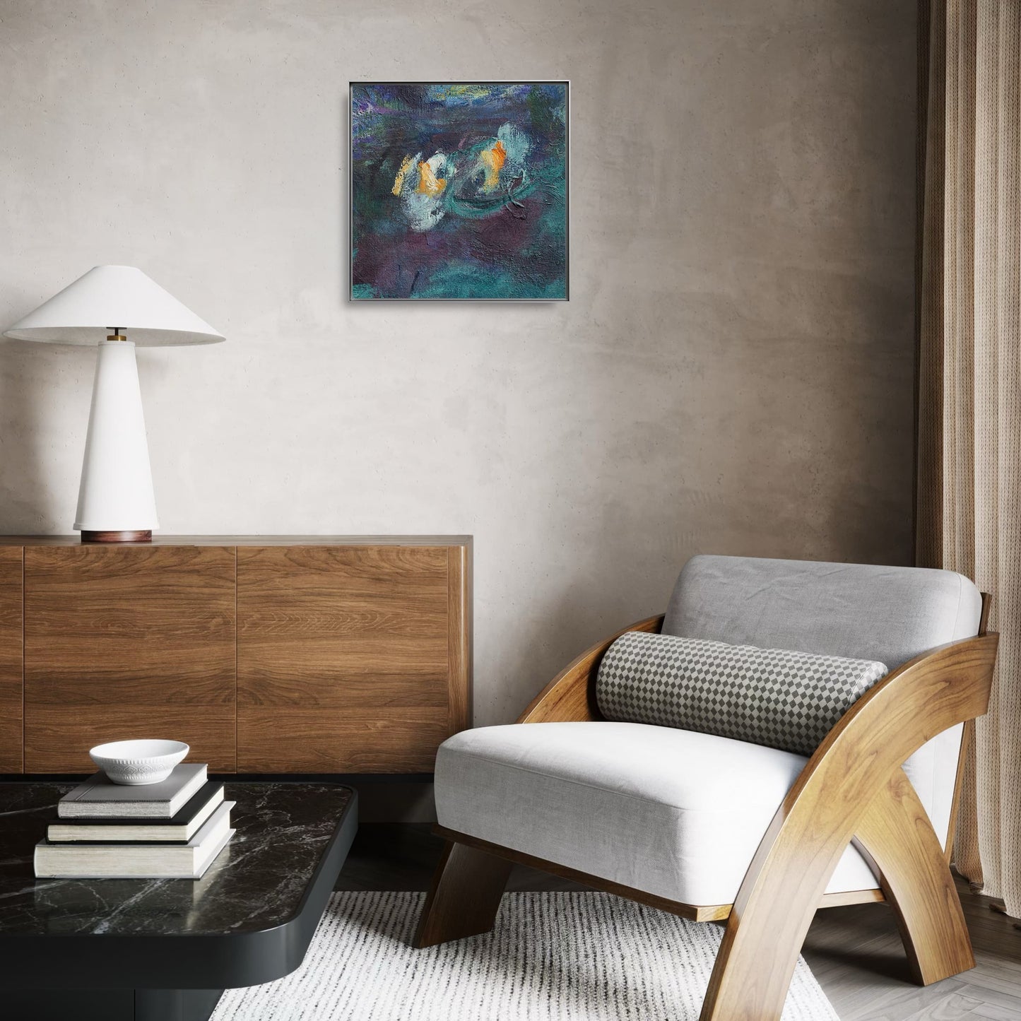 Claude Monet - Reflets Verts III