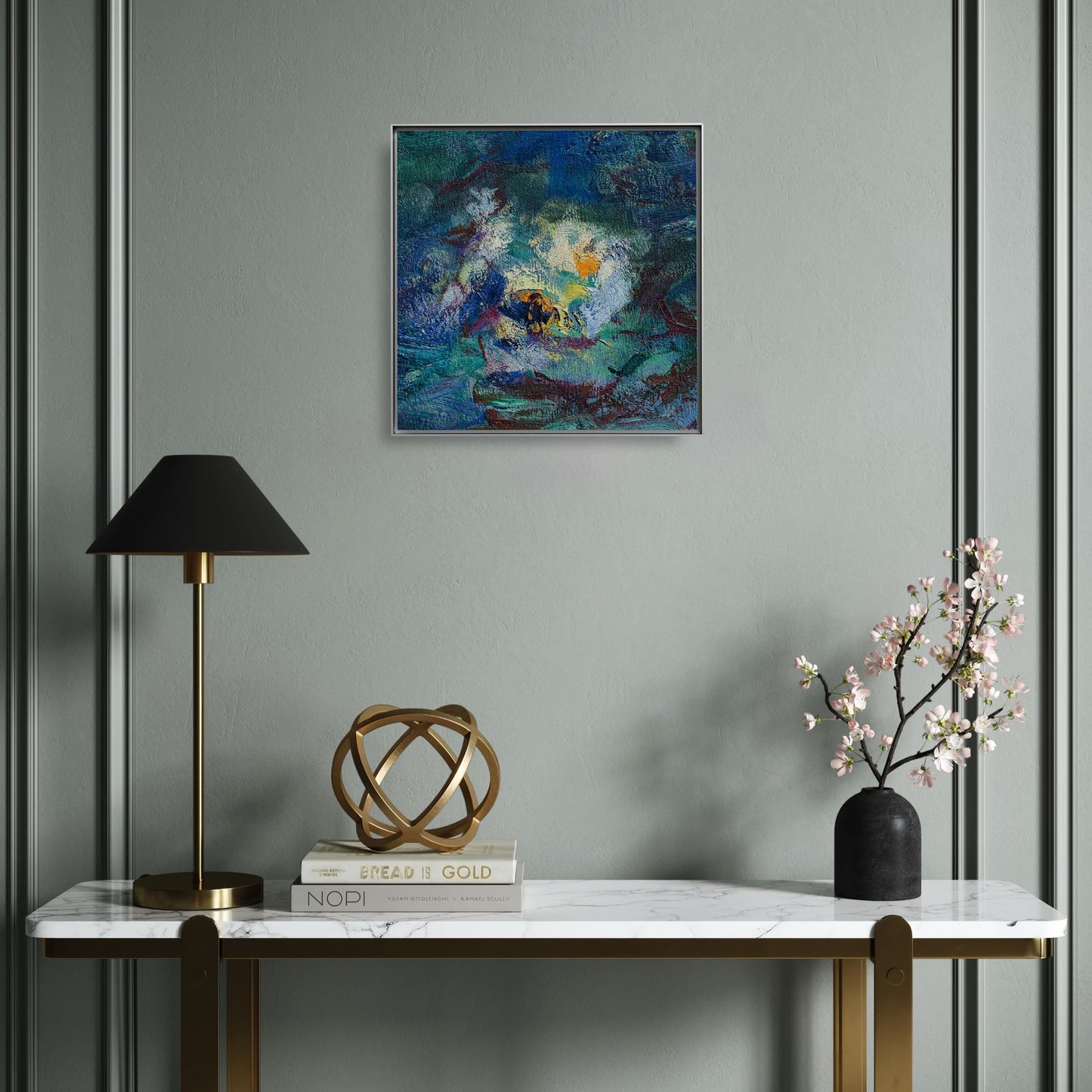 Claude Monet - Reflets Verts IV