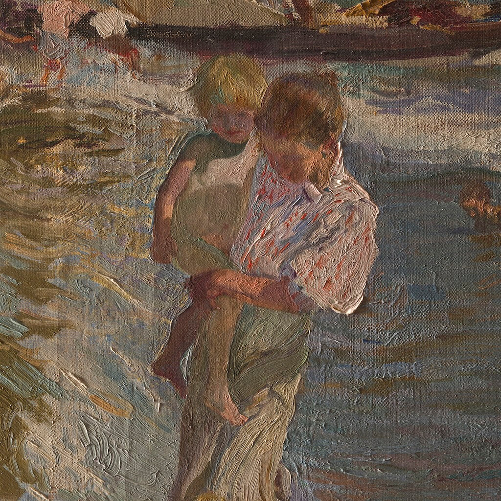 Joaquín Sorolla y Bastida - Plage de Valence à la lumière du matin