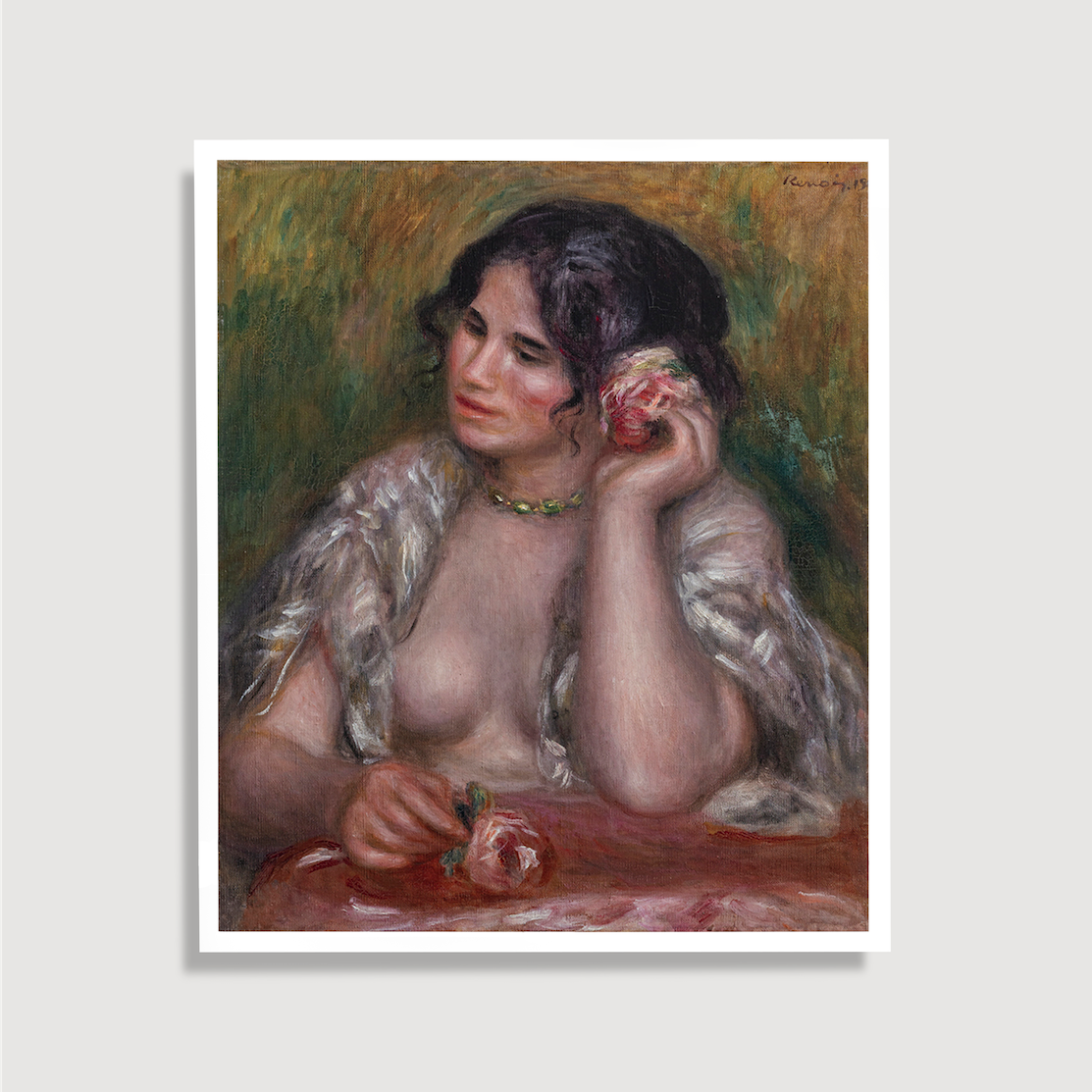Auguste Renoir - Gabrielle à la Rose