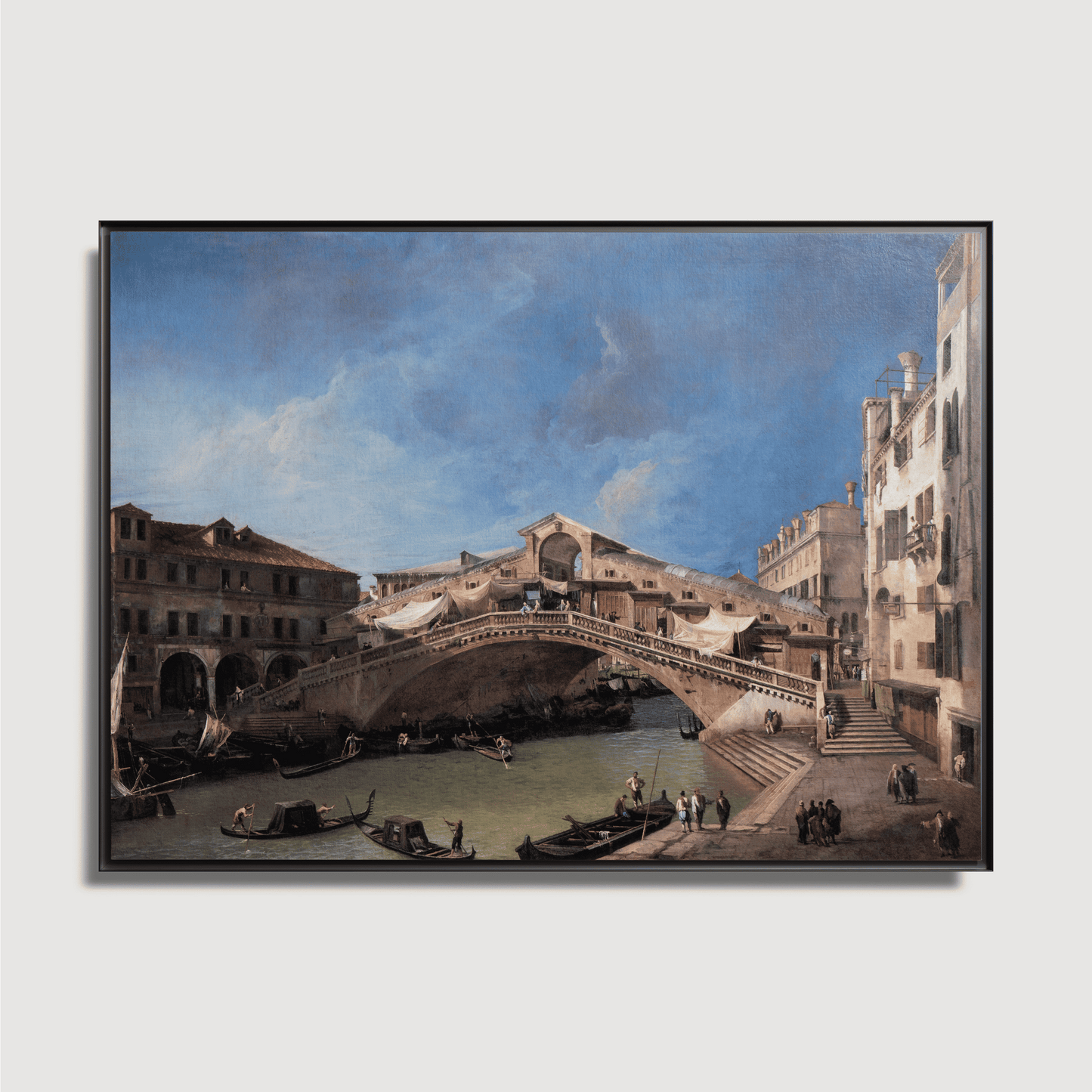 Canal Giovanni Antonio - Le pont du Rialto vu du sud