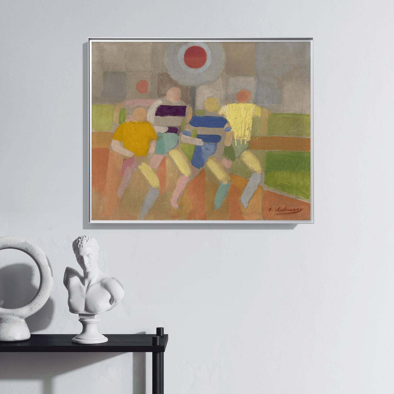 Robert Delaunay、Les Coureuｒs、超希少画集より Les Coureurs - Artvee