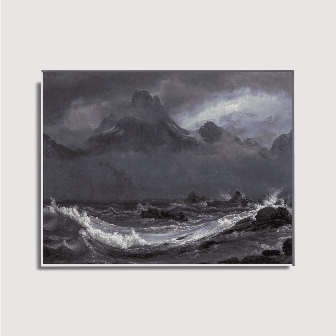 Johan Christian Clausen Dahl - Schiffbruch an der Küste von Finnmark