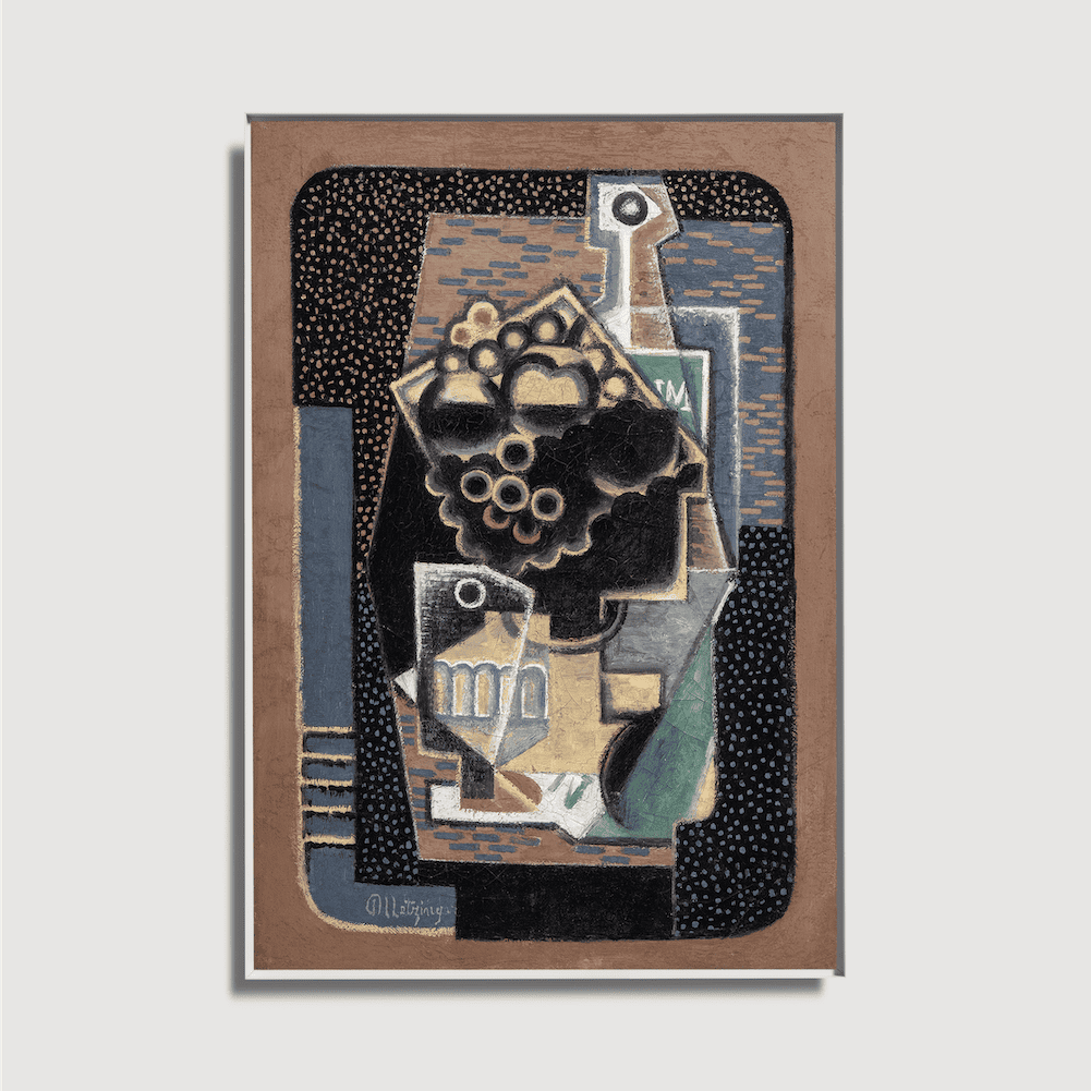 Jean Metzinger - Coupe de Fruits, Verre et Bouteille