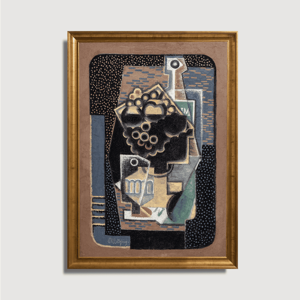 Jean Metzinger - Coupe de Fruits, Verre et Bouteille