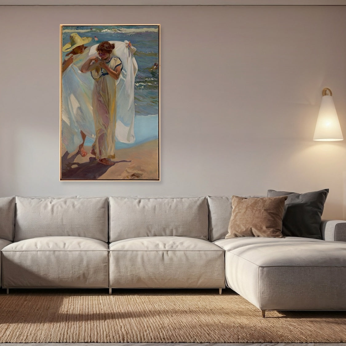 Joaquín Sorolla y Bastida - After The Bath