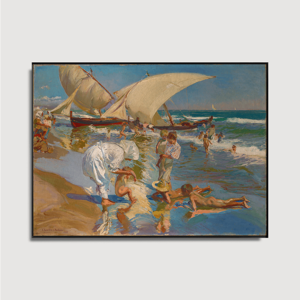 Joaquín Sorolla y Bastida - Plage de Valence à la lumière du matin