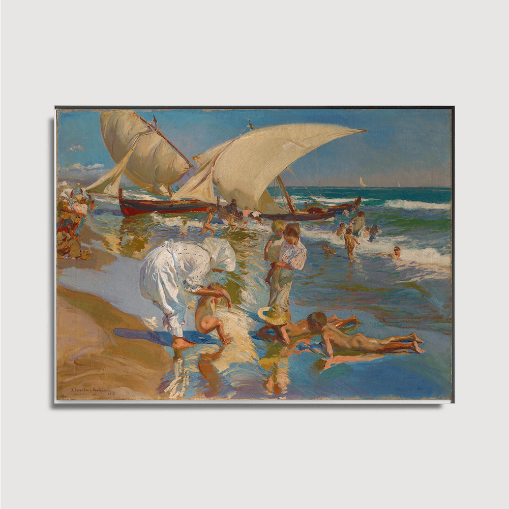 Joaquín Sorolla y Bastida - Plage de Valence à la lumière du matin