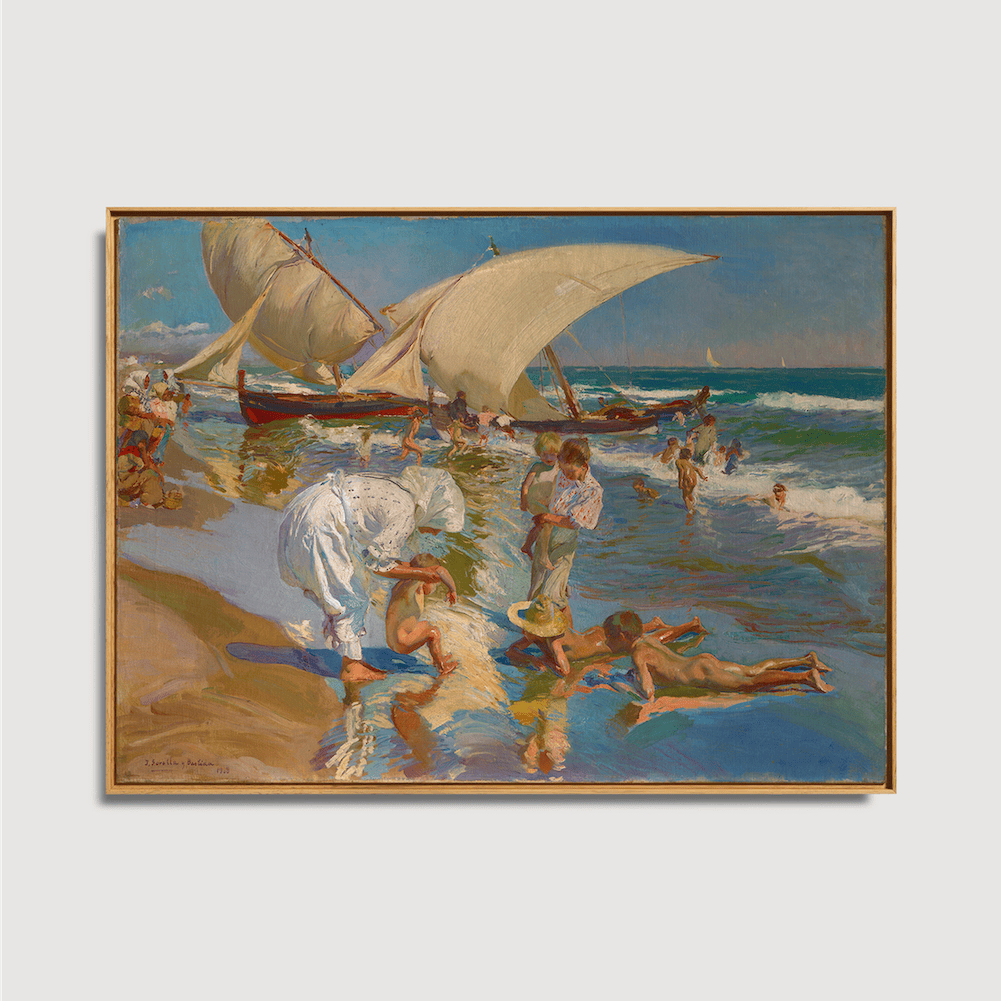 Joaquín Sorolla y Bastida - Plage de Valence à la lumière du matin