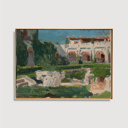 Joaquín Sorolla y Bastida - Esquisse (Jardin)
