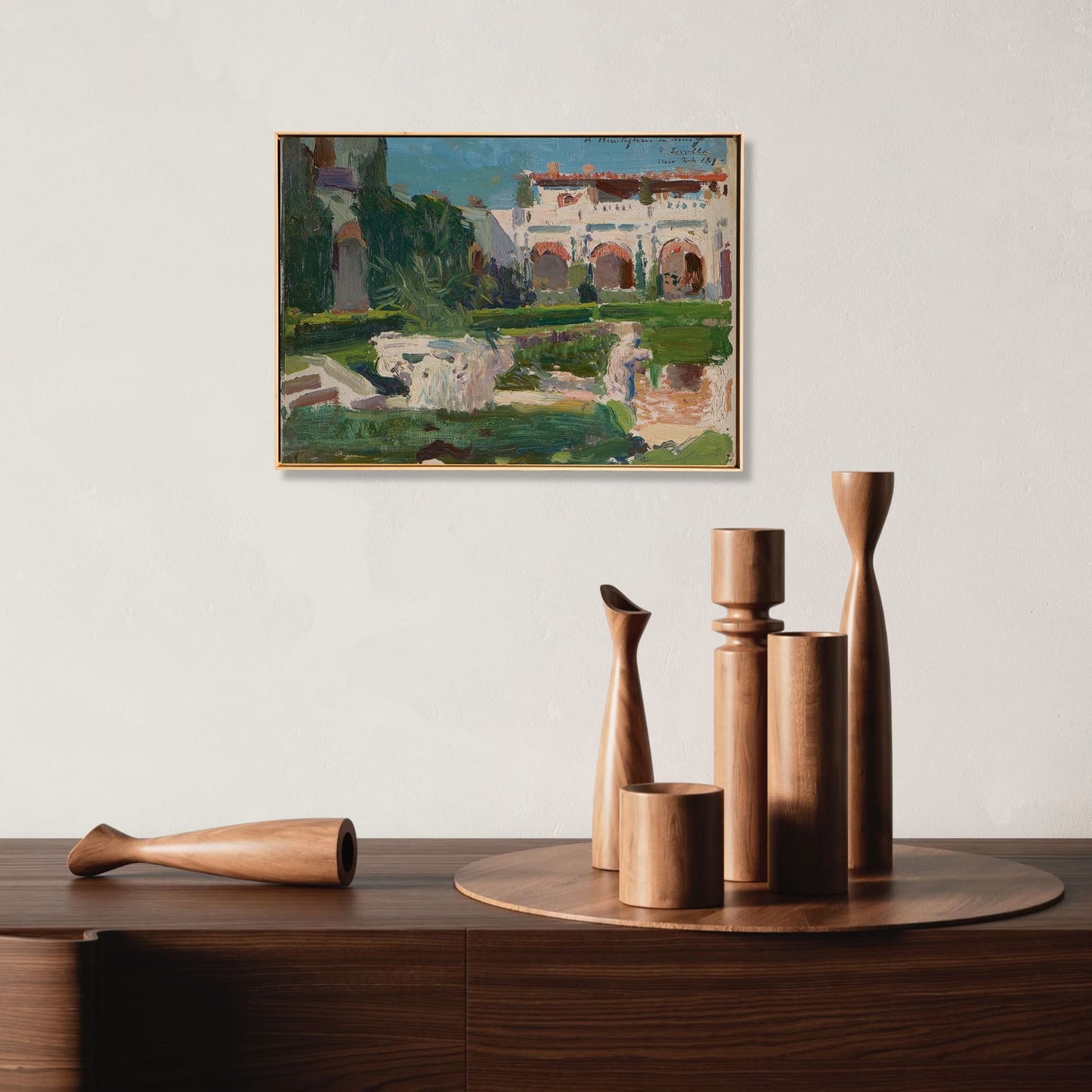 Joaquín Sorolla y Bastida - Sketch (Garden)