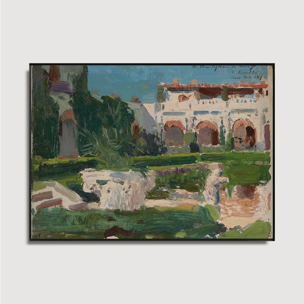 Joaquín Sorolla y Bastida - Sketch (Garden)