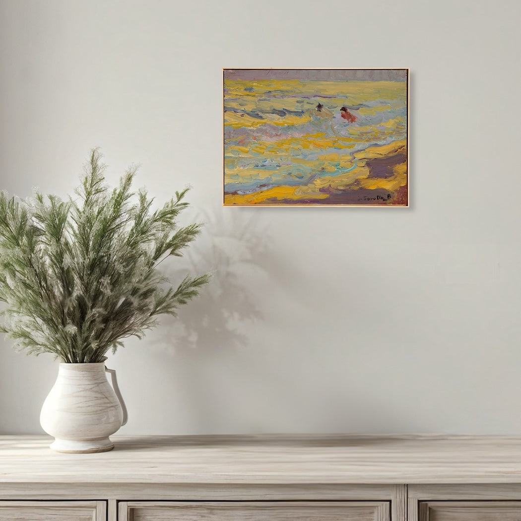 Joaquín Sorolla y Bastida - La plage, Valence (Deux baigneurs)