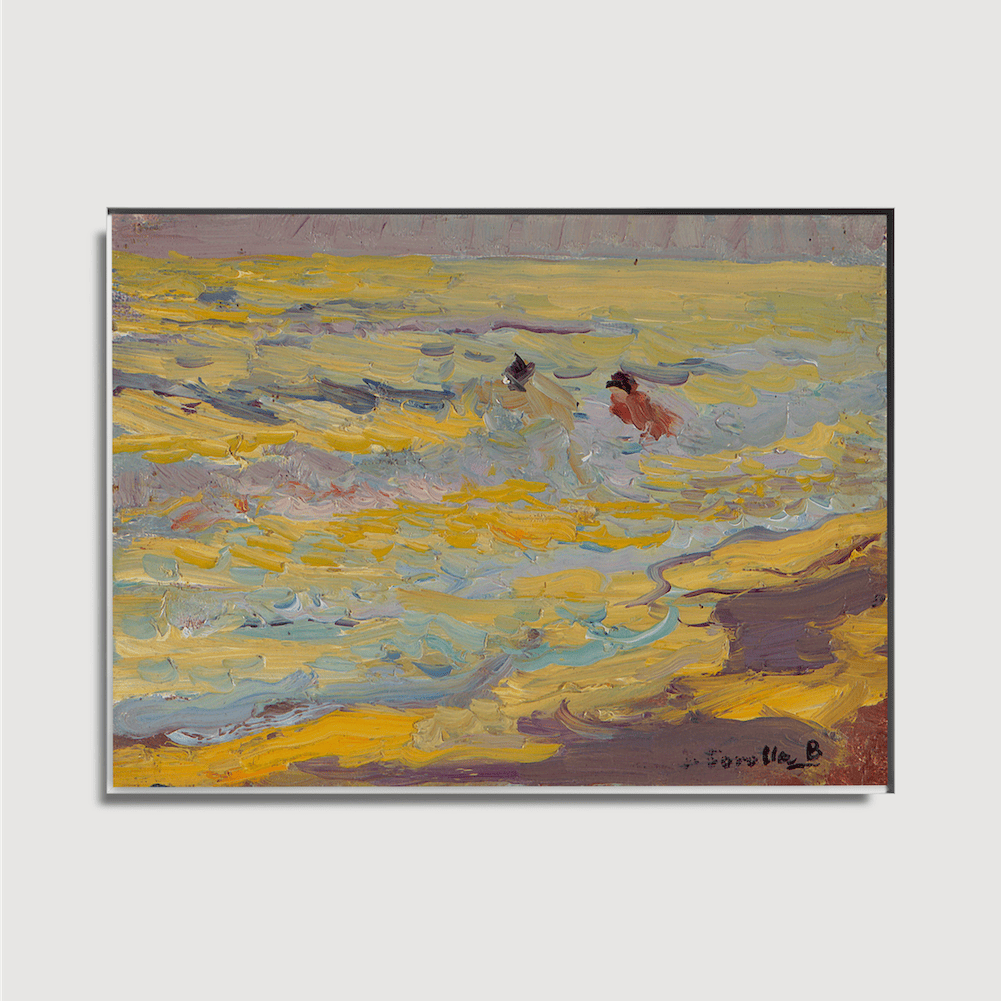 Joaquín Sorolla y Bastida - The Beach, Valencia (Two Bathers)