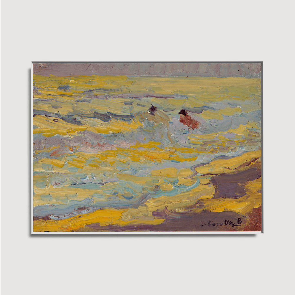 Joaquín Sorolla y Bastida - The Beach, Valencia (Two Bathers)