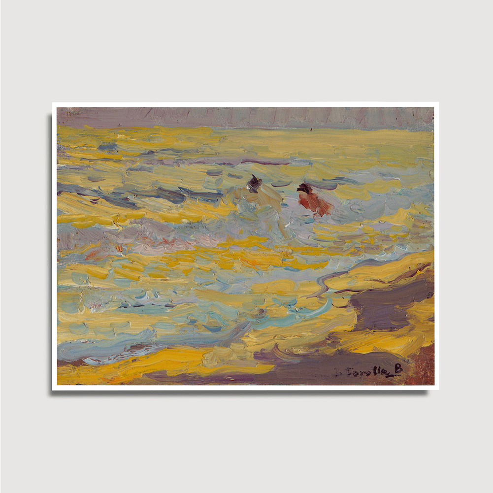 Joaquín Sorolla y Bastida - The Beach, Valencia (Two Bathers)