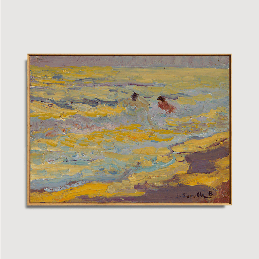 Joaquín Sorolla y Bastida - The Beach, Valencia (Two Bathers)