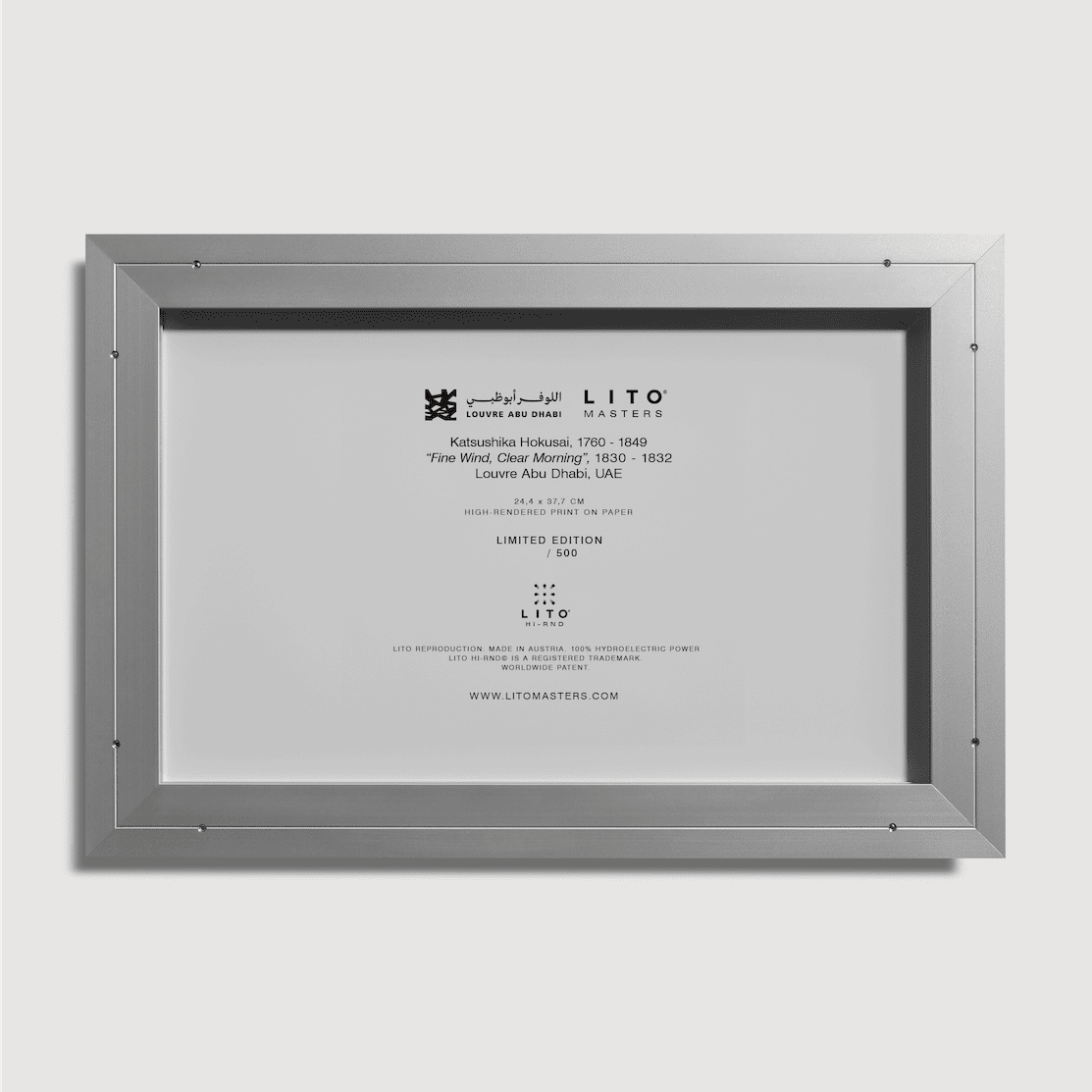 Katsushika Hokusai – Feiner Wind, klarer Morgen