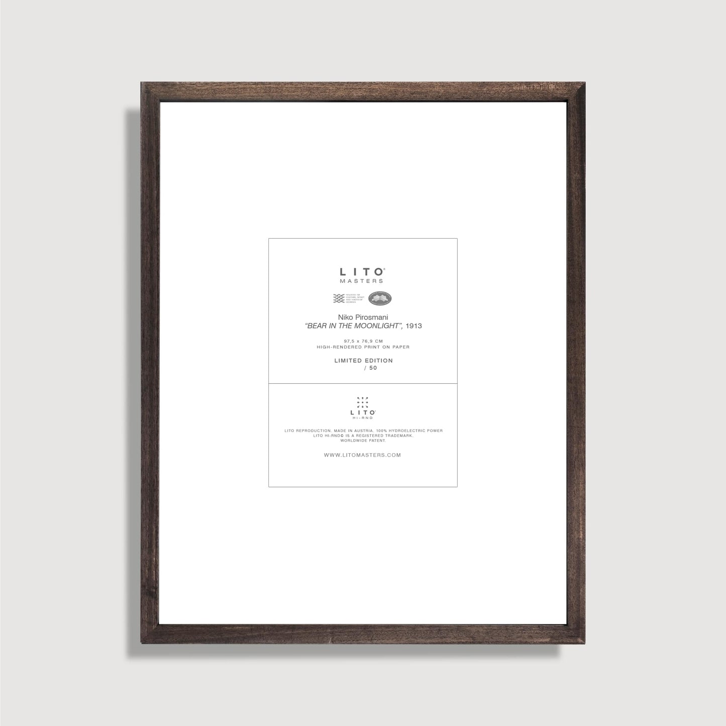 Niko Pirosmani - Bear in the Moonlight