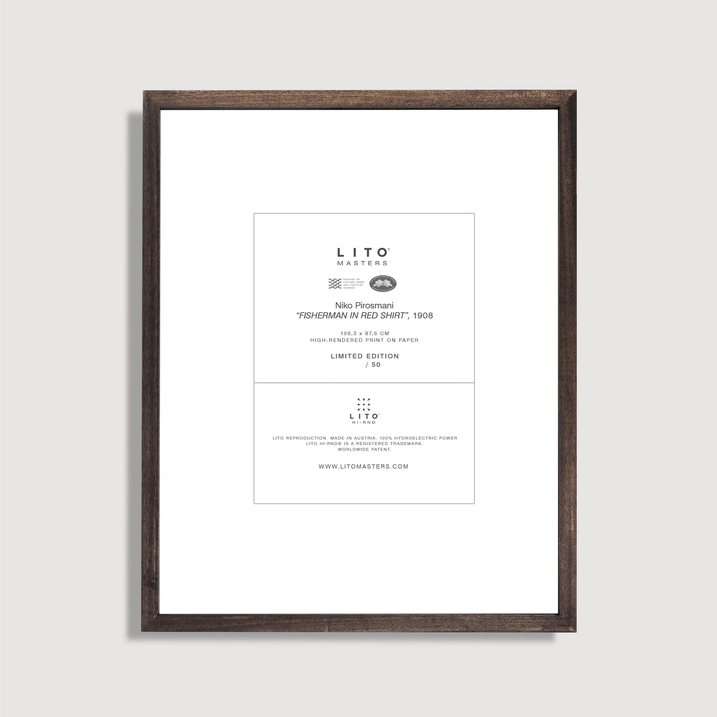 Niko Pirosmani - Pêcheur en chemise rouge