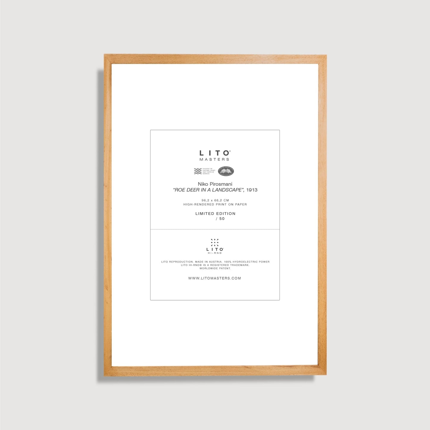 Niko Pirosmani - Chevreuil dans un paysage