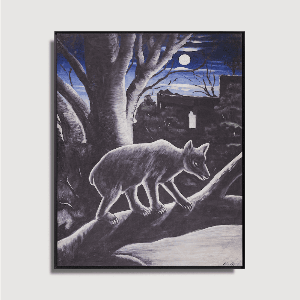 Niko Pirosmani - L'ours au clair de lune
